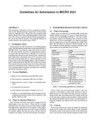 In each tab, you will find descriptions of each citation style featured in this guide along with links to online resources for citing and a few examples. Micro 2021 Submission Guidelines