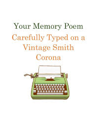 Custom Poetry of Memories and Moments