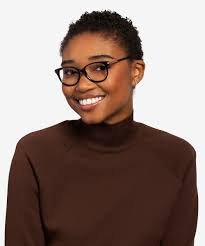 Jasmine Cat Eye Black Glasses for Women