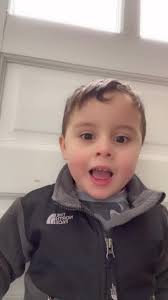 Caiden gets a haircut. 💈✂️ #toddler #fashion #haircut