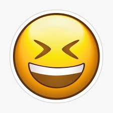 Smilies mit brille zum ausmalen. Sticker Crying Laughing Emojis Redbubble