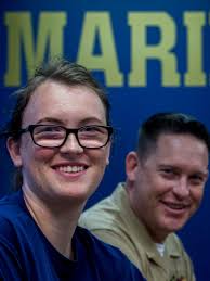 Father, daughter bond in Marine Corps journey