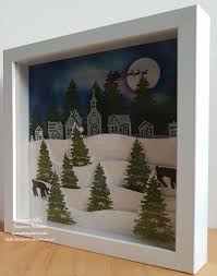 Griechenland Oktober Blog Hop Weihnachtsschmuck Diy Weihnachtsholz Shadow Box Kunst