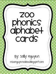 zoo phonics alphabet cards zoo phonics phonics alphabet cards