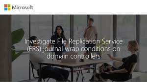 Recommendation Investigate File Replication Service Frs Journal Wrap Conditions On Domain Controllers Microsoft Docs