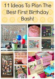 11 Ideas To Plan The Best First Birthday Bash First Birthday Activities 1st Birthday Activities First Birthdays