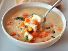 Chicken Corn Chowder With Sweet Potatoes Recipe Chicken Corn Chowder Chowder Sweet Potato