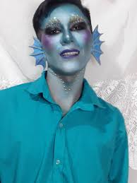 Maquillaje Inspirado en Criatura Marina