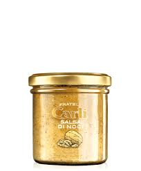 Soffriggere dolcemente l'aglio nel burro e nell'olio. Salsa Di Noci Condimenti Liguri Fratelli Carli