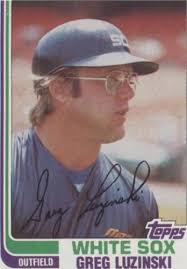 1982 TOPPS IA #721 GREG BULL LUZINSKI CHICAGO WHITE SOX NM-MT or BETTER 307  HR's