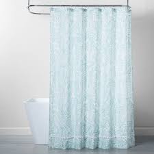 Caribbean Leaf Shower Curtain Aqua Opalhouse Beach Shower Curtains Light Blue Shower Curtain Coastal Shower Curtain