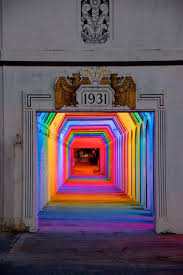 Fun Way To Alleviate Dark Pathway Light Art Street Art Public Art