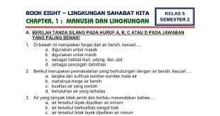 Soal ukk kelas 5 tema 8. Download Soal Tematik Kelas 5 Semester 2 Tema 8 Subtema 1 Lingkungan Sahabat Kita Insan Dan Lingkungan Edisi Terbaru Dunia Edukasi