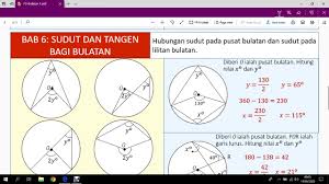 Apabila kita perhatikan lintasan kereta api tersebut. Matematik Tingkatan 3 Bab 6 Sudut Dan Tangen Bagi Bulatan Youtube