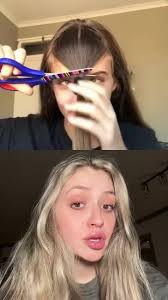 #duet with @Kelsey 💛 #fyp BANGS GONE WRONG! Always book a PRO instead!  ☺️🫶 #foryoupage #fyp #beautyonthego #hairtok #mobilestyles #beautyathome  #haircutgonewrong #bangsgonewrong #beautyfail