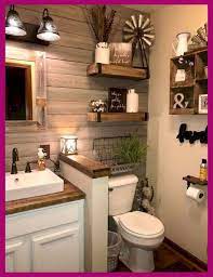 Relax Rustic Farmhouse Bathroom Design Ideas 41 Rustic Farmhouse Decor Shabby Home Decor Bathrooms Remodel Small Bathroom Remodel Farmhouse Bathroom Decor
