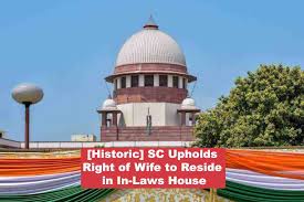 Для просмотра онлайн кликните на видео ⤵. Historic Sc Upholds Right Of Wife To Reside In In Laws House Law Trend