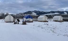 Why some cities are operating legal homeless camps even in the dead of  winter