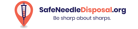 Safe sharps disposal label (for recycling container) article by u.s. Online Print Materials Safe Needle Disposal Safe Sharps Disposal Medication Insert