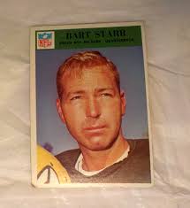 1966 Philadelphia Football Card BART STARR # 88 Green Bay Packers HOF  Ungraded