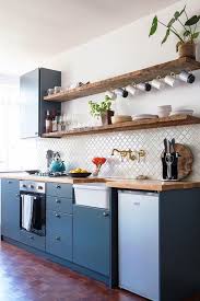 Check out our blue backsplash tile selection for the very best in unique or custom, handmade pieces from our home & living shops. 25 Cool One Wall Kitchens With Pros And Cons Shelterness