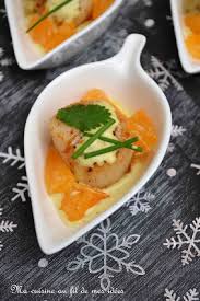 Ma Cuisine Au Fil De Mes Idees Mise En Bouche De Noix De Saint Jacques Snackees Aux Recettes De Cuisine Recette Noel Gastronomique Aperitif Dinatoire Noel