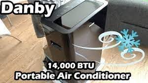 Unit operates as low as 45db Danby 14 000 Btu 3 In 1 Portable Air Conditioner With Silencer And Wireless Connect Dpa140b8bdb 6 Youtube