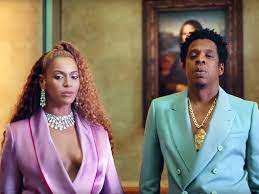 The carters were sitting together a. Beyonce Jay Z Sit During National Anthem At Super Bowl Wway Tv