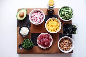 The fish—we use cod, but any flaky variety works—marinates in a mixture of lime juice, chili powder, and cumin that will become your standard. Earls Copy Cat Poke Bowl The Hungry Bunch