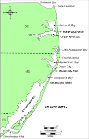 Location Map For Delmarva Peninsula Download Scientific