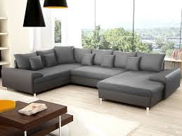 Xxl Ecksofa Schlafsofa Stoff Clement Grau Ecke Rechts Kleines Wohnzimmer Dekor Wohnzimmer Sofa Federkern Sofa