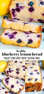 Healthy Blueberry Lemon Bread Blueberry Recipes Lemon Recipes Healthy Blueberry