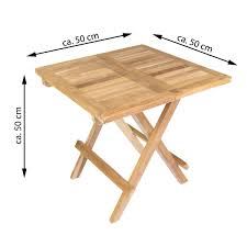 Dieser klappbare campingtisch ist ideal für camping, balkon und garten geeignet. Divero Balkontisch Gartentisch Teakholz Beistelltisch Klappbar Natur 50 X 50 Cm