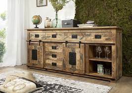 vintagemobel versandfrei kaufen massivmoebel24 sideboard schiebeturen sideboard side board
