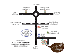 Peta kad kahwin atau lokasi majlis; Perak Ezcetak Com