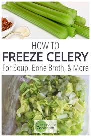 How To Freeze Celery What To Do With Celery Leaves And Leftover Celery Don T Throw Them Out Instead Try The In 2020 How To Freeze Celery Celery Recipes Food Saver
