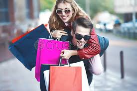 Your boyfriend carrying girlfriend stock images are ready. Couple In Shopping Together Happy Couple Shopping Together And Having Stock Photo Crushpixel