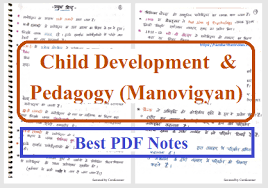 Pdf Child Development And Pedagogy Notes In Hindi English In 2020 Pedagogy Values Education Child Development