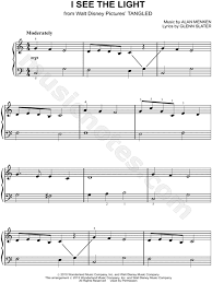 Share, download and print free sheet music for piano, guitar, flute and more with the world's largest community of sheet music creators, composers, performers, music teachers, students, beginners, artists and other musicians with over 1,000,000 sheet digital music to play, practice, learn and enjoy. I See The Light From Tangled Sheet Music Easy Piano Piano Solo In C Major Download Print Sheet Music Easy Piano Piano Music Easy