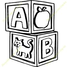 Baby blocks clipart to download! Baby Blocks Clipart Black And White Clip Art Bay