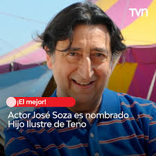 EL MEJOR! 👏🏻 Durante la jornada de este martes el actor José Soza fue  nombrado como Hijo Ilustre de Teno, comuna que es parte de la Provincia de  Curicó, y que vio