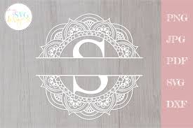 Download Split Monogram S Svg Monogram Frame Svg By Mysvgdesigns Thehungryjpeg Com