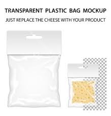 Transparent Plastic Bag Mockup Ready For Your Vector Image On Vectorstock Bag Mockup Plastic Bag Transparent