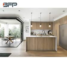 Check spelling or type a new query. China Cost Effective Modern Kitchen Cabinet With Island Hpl Wood Grain Finish China Kitchen Cabinets Kitchen Furniture