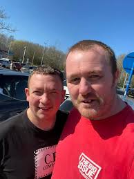 Karl and Patrick walk to Liverpool