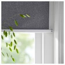 Fyrtur Blackout Roller Blind Wireless Battery Operated Gray 30x76 Ikea Blackout Roller Blinds Roller Blinds Blinds
