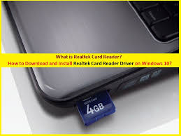 It is often used to deliver data to computers or other devices for display and/or storage purposes. How To Reinstall Or Update Realtek Card Reader Driver Windows 10
