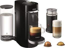 Best coffee machine ever, after buying this machine i gave up on starbucks and buying at other coffee shops. Nespresso Vertuoplus Deluxe Coffee Maker And Espresso Machine With Aeroccino Milk Frother By Delonghi Piano Black Env155bae Best Buy