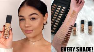 3:15pm, saturday 19th december 2020. New Nars Natural Radiant Longwear Foundation Review Demo Swatches Blissfulbrii Youtube