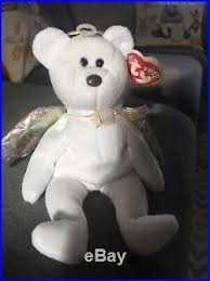 Retired 8 Inch Ty Beanie Baby Halo Ii The Angel Bear 2000 Mint Tags Plush Retired Toys Hobbies